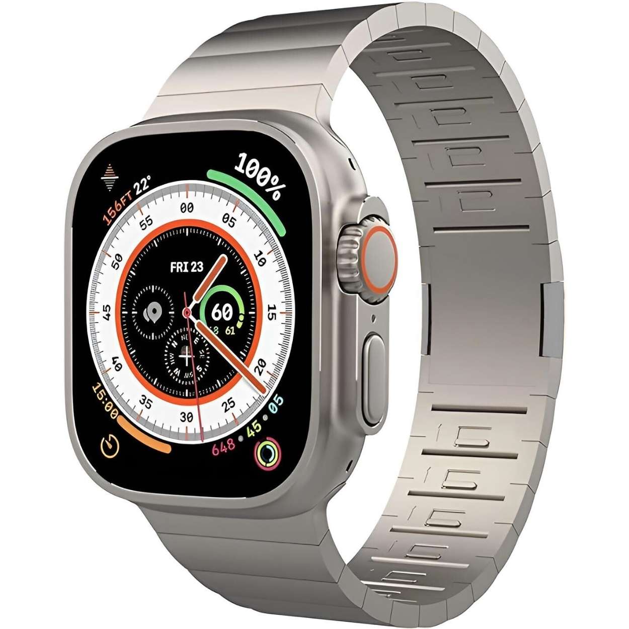 Premium Titan Edelstahlarmband für Apple Watch Magnetisch