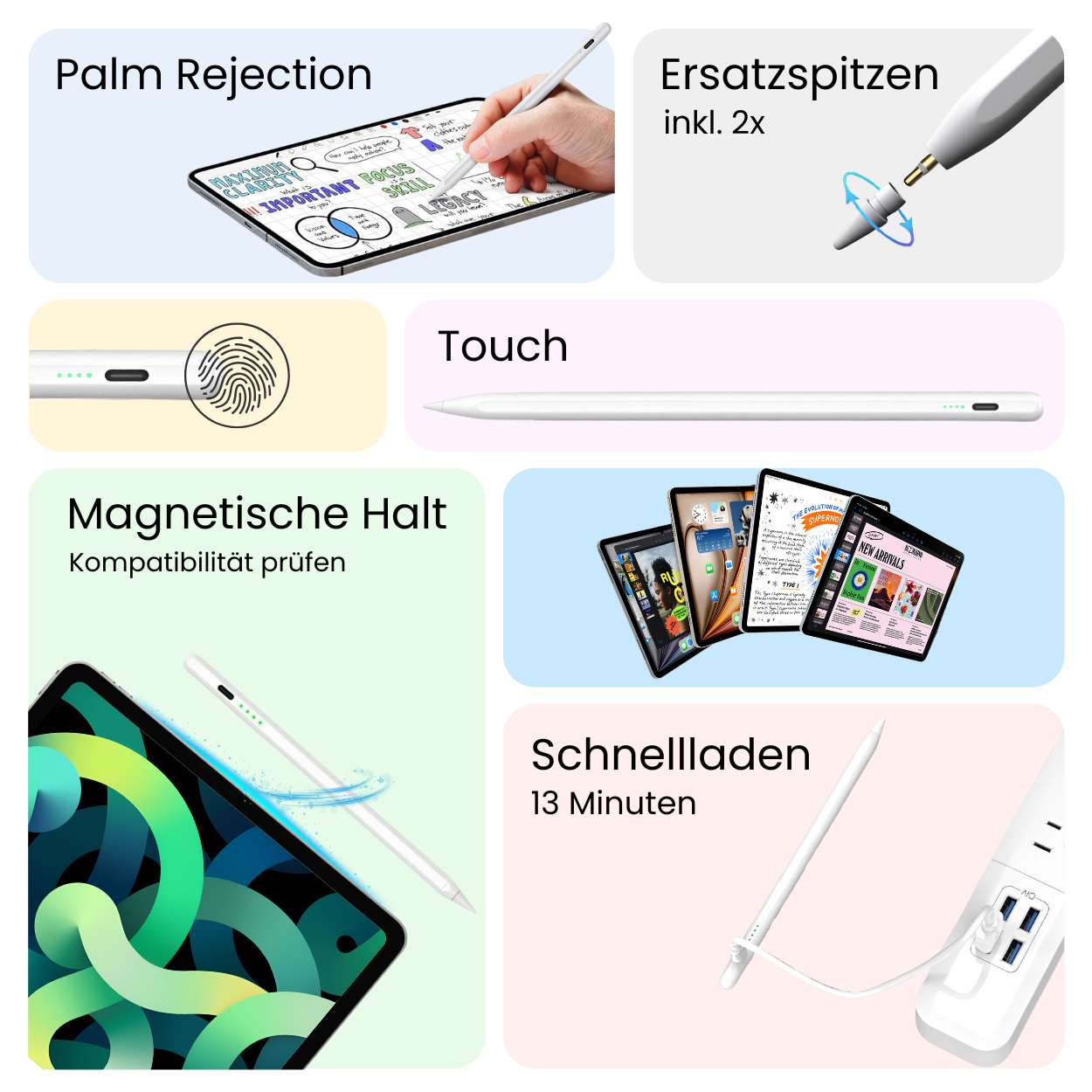 Details vom S&T Design Stylus Pencil usbc