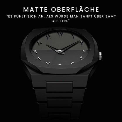 Quarzuhr Herrenuhr Armbanduhr Elegant Herren Uhr (inkl. Armbandkürzer, Ultra leicht (54g), Ultraleicht, Arabische Zahlen, Matt, Rostfrei, Polycarbonat Männer Uhr