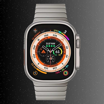 S&T Design Armband für Apple watch Titan von vorne