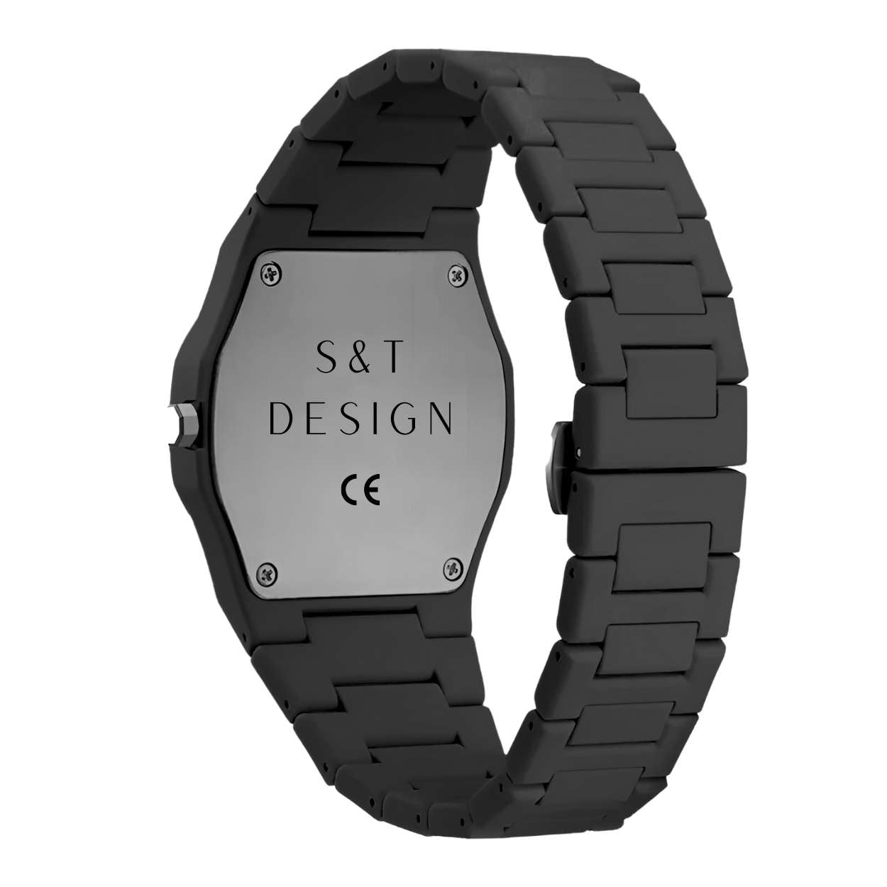 Chronograph Herrenuhr Armbanduhr Elegant Herren Uhr (inkl. Armbandkürzer, Ultra leicht (54g), Ultraleicht, Arabische Zahlen, Matt, Rostfrei, Polycarbonat Männer Uhr