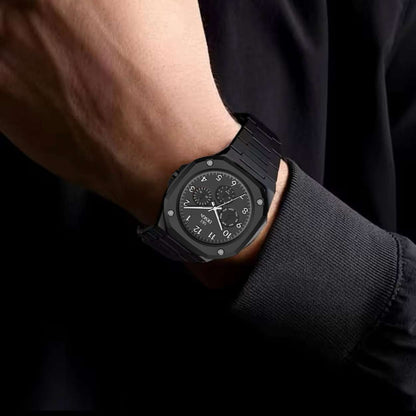 Chronograph Herrenuhr Armbanduhr Elegant Herren Uhr (inkl. Armbandkürzer, Ultra leicht (54g), Ultraleicht, Arabische Zahlen, Matt, Rostfrei, Polycarbonat Männer Uhr